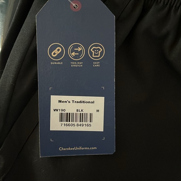 Men’s cherokee workwear professional scrub pants (lot of four scrubs pants) - Picture 2 of 3